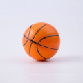 Superstarer 6.3cm PU Foam Elastic Orange Basketball Children Training Sponge Pet Toy Ball Customization